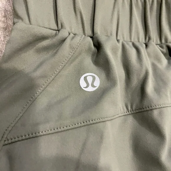 Lululemon Athletica Olive Athletic Shorts - Picture 5 of 7